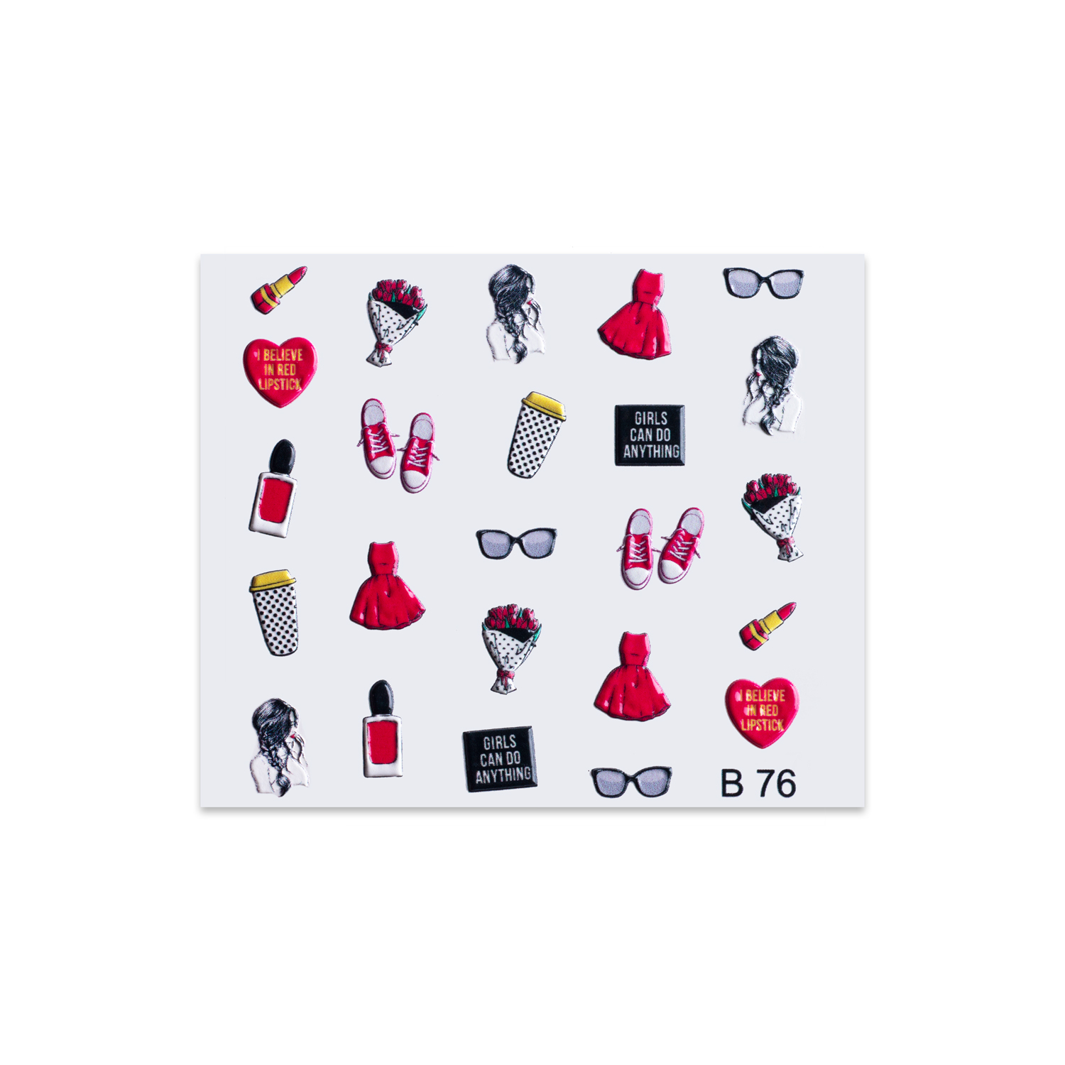 اسلایدر طراحی ناخن مدل B76