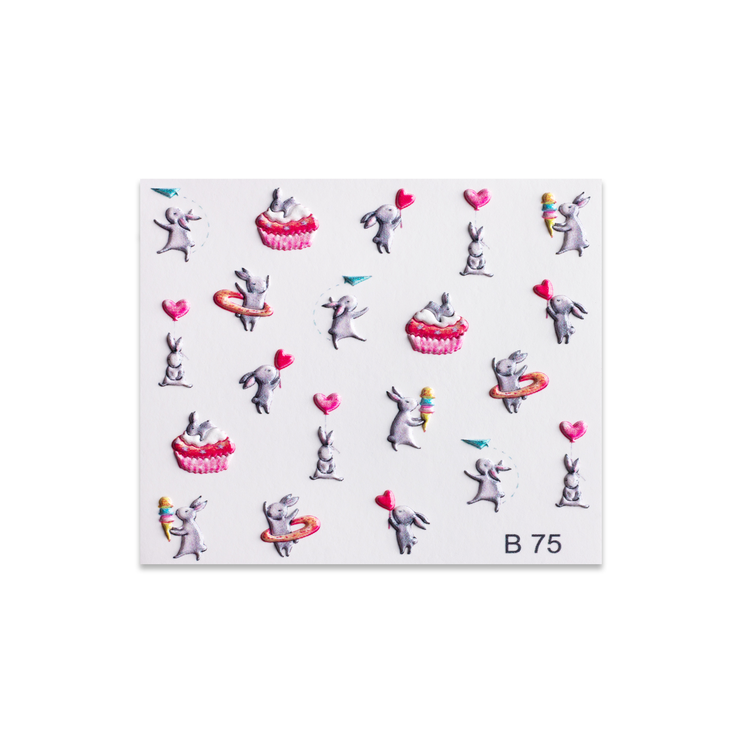 اسلایدر طراحی ناخن مدل B75