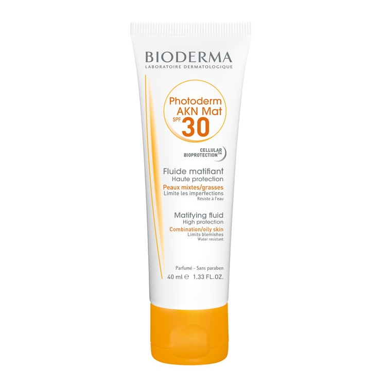 کرم ضد آفتاب بیودرما سری Photoderm مدل AKN Mat Spf30 حجم ۴۰ میلی لیتر