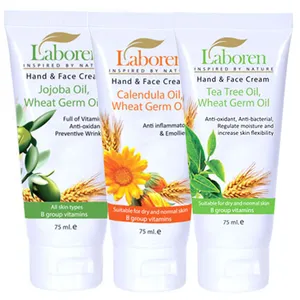 مجموعه کرم تغذیه کننده لابورن مدل Tee Calendula Jojoba حجم 70 میلی لیتر