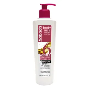 شیر بدن باباریا مدل Aceites مناسب انواع پوست حجم 400 میلی لیتر