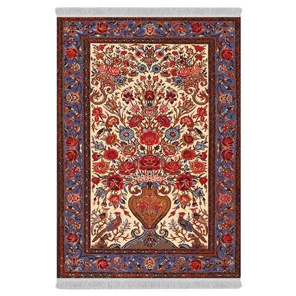 فرش پارچه‌ای دفه مدل فرشینه هزان مخمل کد 044