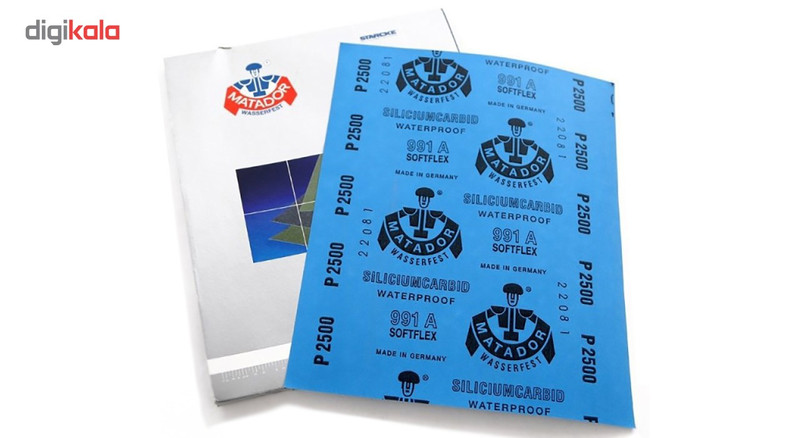 سنباده ضد آب ماتادور مدل 991A بسته 50 ورقی سایز 1500