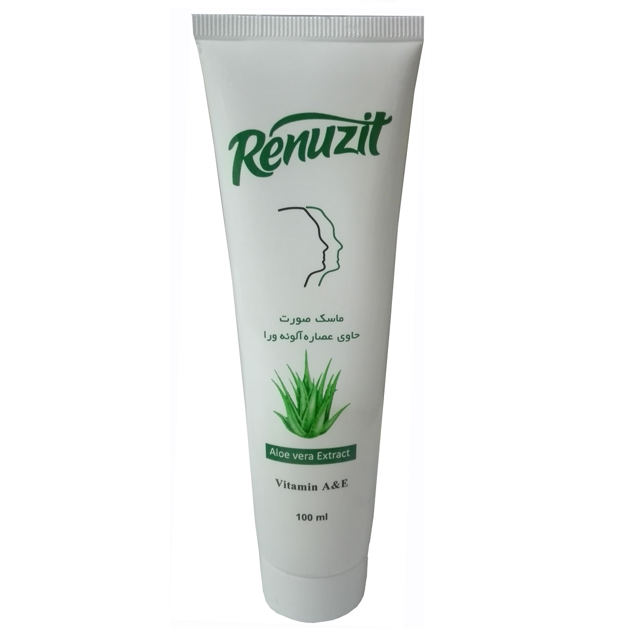 ماسک صورت رینوزیت مدل آلوئه ورا حجم 75 میلی لیتر