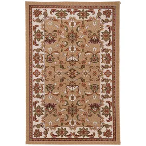 گلیم ماشینی شش متری دنیای فرش طرح گلستان کد 117