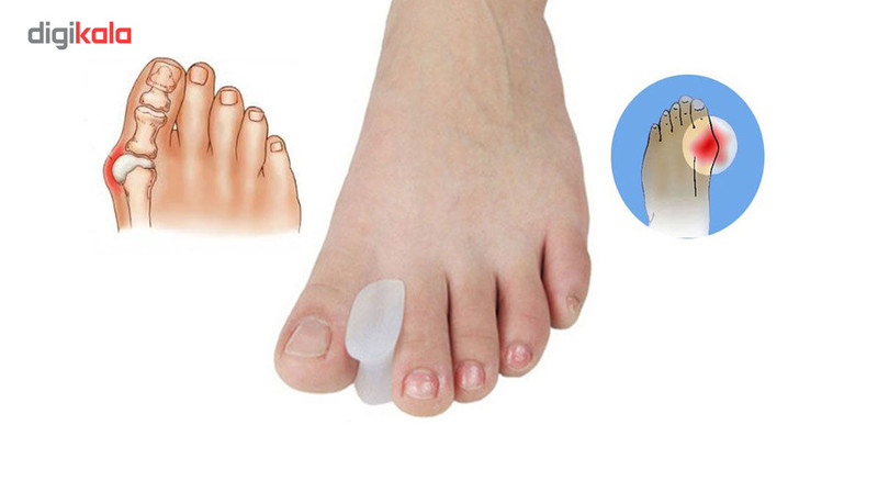 پد لا انگشتی نوپا مدل Silicone Gel بسته دو عددی سایز 43-46