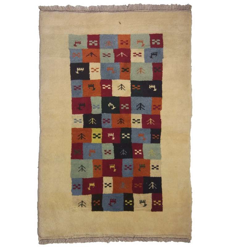 گبه دستبافت یک متری کد NKP.Z 199 گبه دستبافت یک متری کد NKP.Z 199