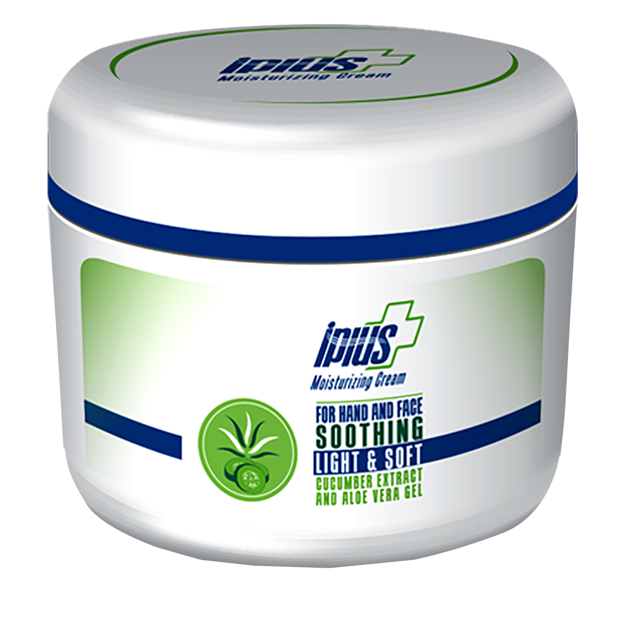 مراقبت پوست کرم مرطوب کننده آی پلاس با عصاره خیار و ژل آلوئه ورا حجم 50 میلی لیتر