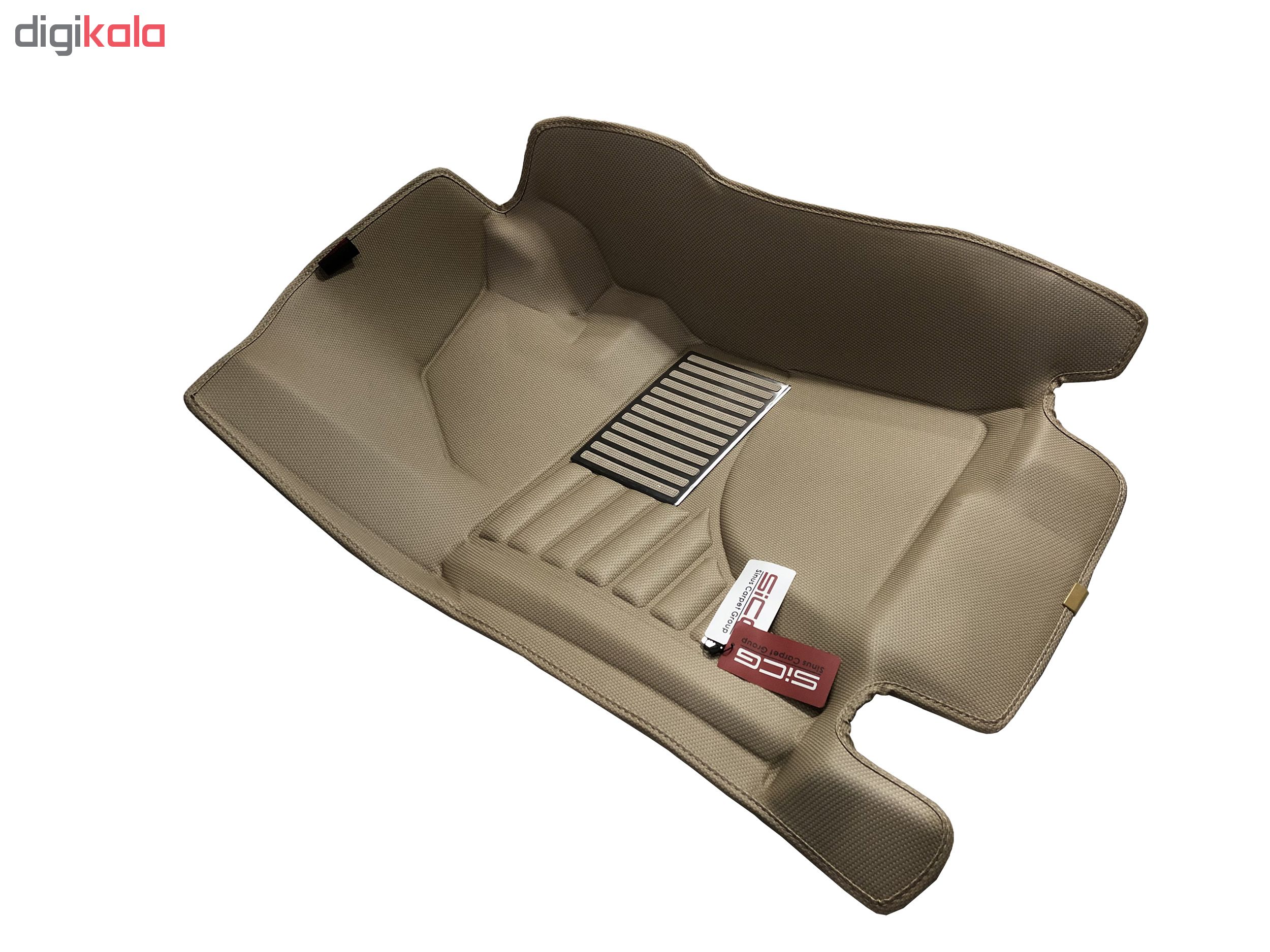 کفپوش سه بعدی خودرو اس‌ای‌سی‌جی مدل CBN مناسب برای تویوتا لندکروز