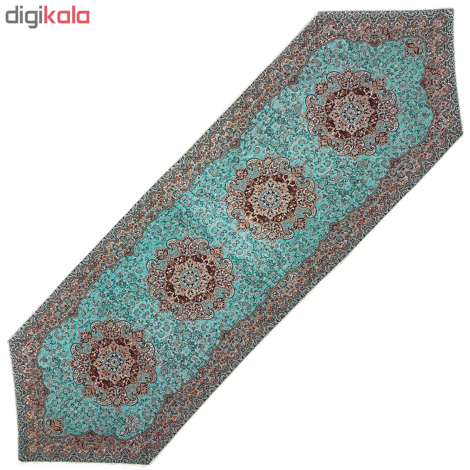 ست 5 تکه رومیزی ترمه شوکران یزد طرح گوهر کد SBZBI5-5