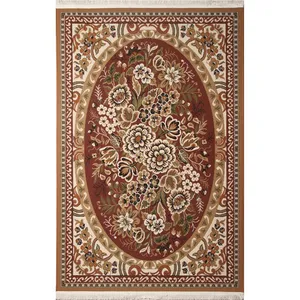 گلیم ماشینی بزرگمهر طرح 2139 زمینه کرم