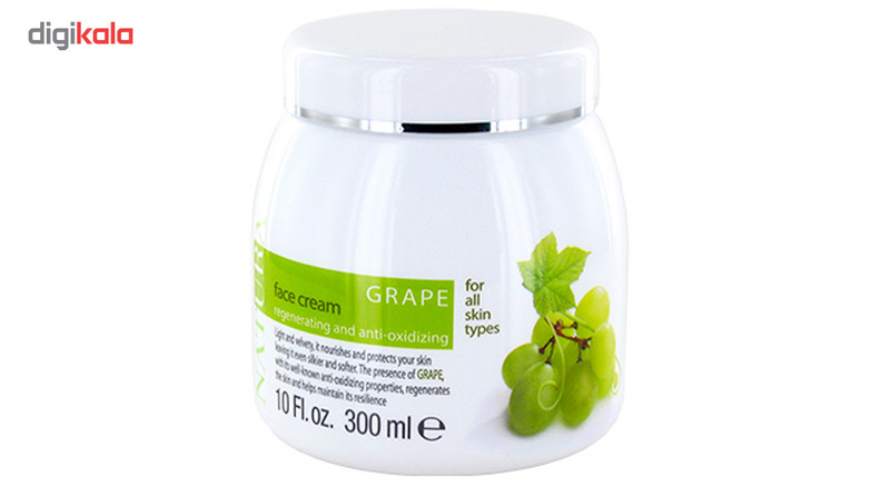 کرم صورت کلیون مدل Grape Face Cream حجم 180میلی لیتر