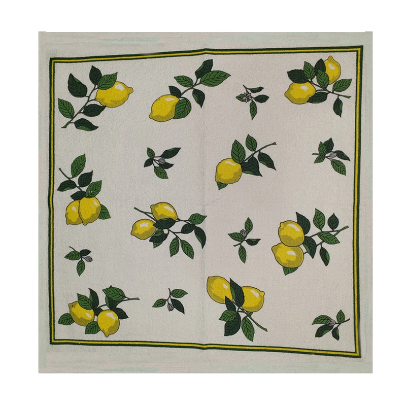 حوله آشپزخانه آکیپک مدل Lemon سایز 50x50 سانتی‌متر