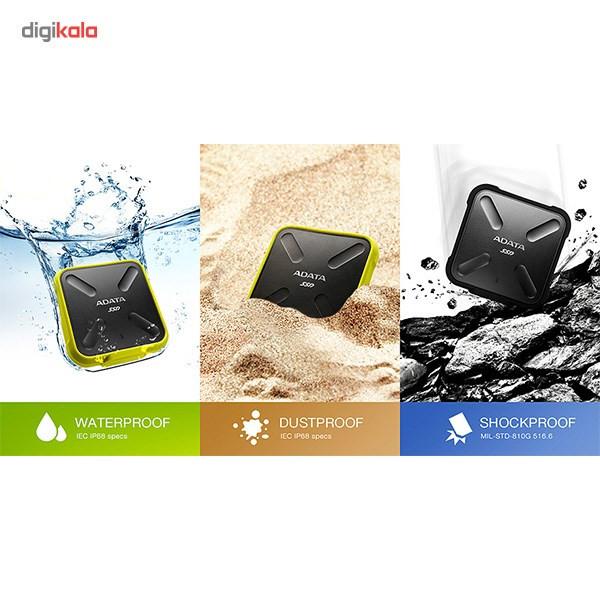حافظه SSD ای دیتا مدل SD700 ظرفیت 512 گیگابایت