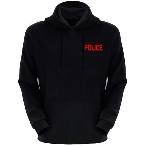 هودی مردانه طرح پلیس کد 51 رنگ مشکی