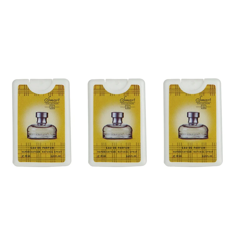 عطر جیبی زنانه اسمارت کالکشن مدل Weekend حجم 20 میلی لیتر مجموعه 3 عددی