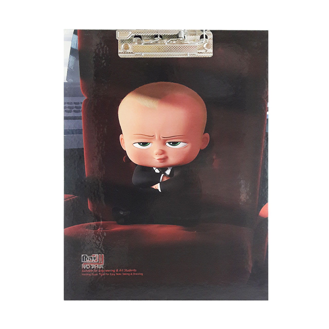 تخته شاسی رعد طرح بچه رئیس کد 110904 سایز A4