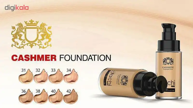 کرم پودر اوراچی مدل Cashmere Foundation شماره 31