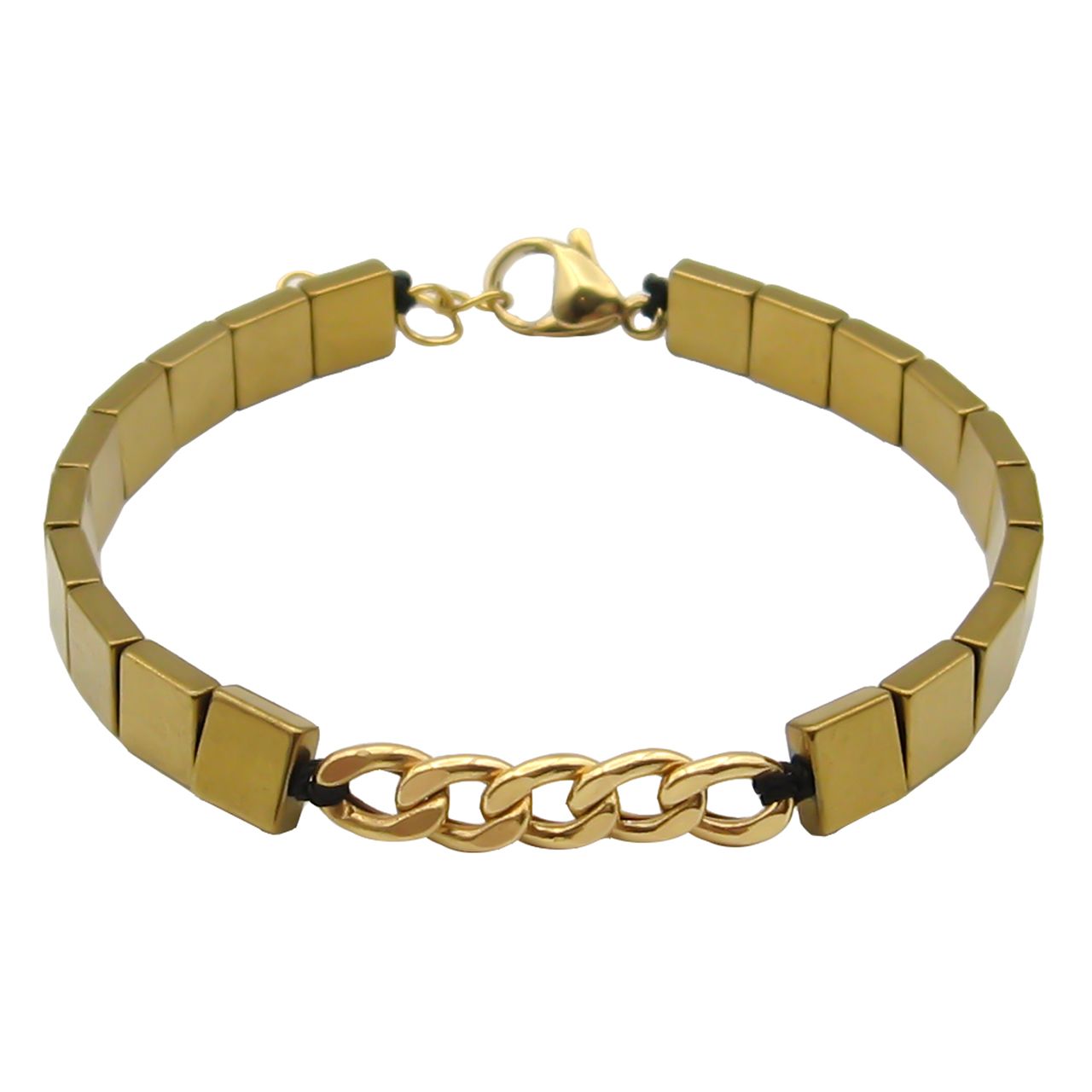 دستبند طلا 18 عیار زنانه مانچو کد BFG162 -  - 1