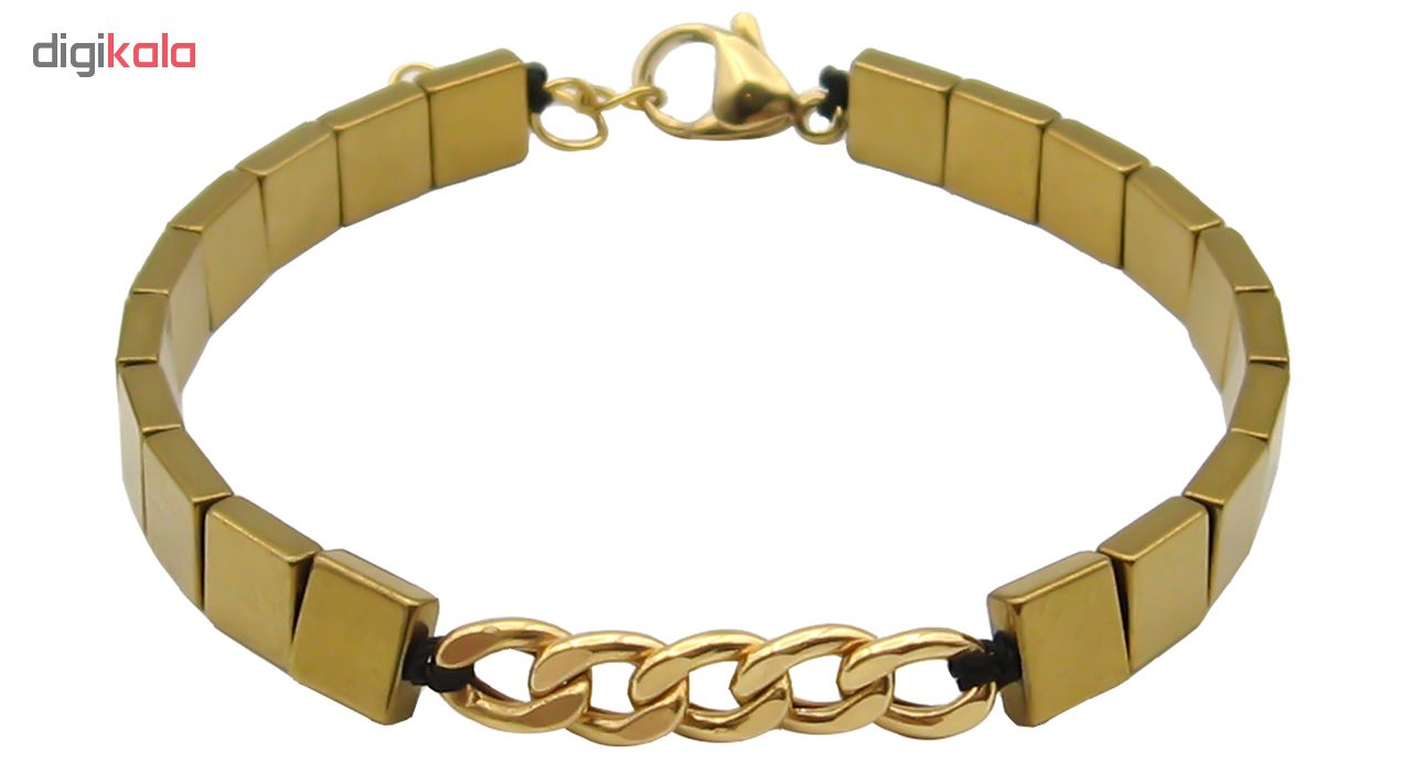 دستبند طلا 18 عیار زنانه مانچو کد BFG162 -  - 2