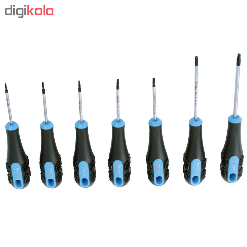مجموعه 7 عددی پیچ گوشتی پروسکیت مدل SD-2302 مجموعه 7 عددی پیچ گوشتی پروسکیت مدل SD-2302