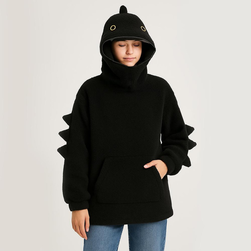 هودی زنانه مدل کره ای اژدها