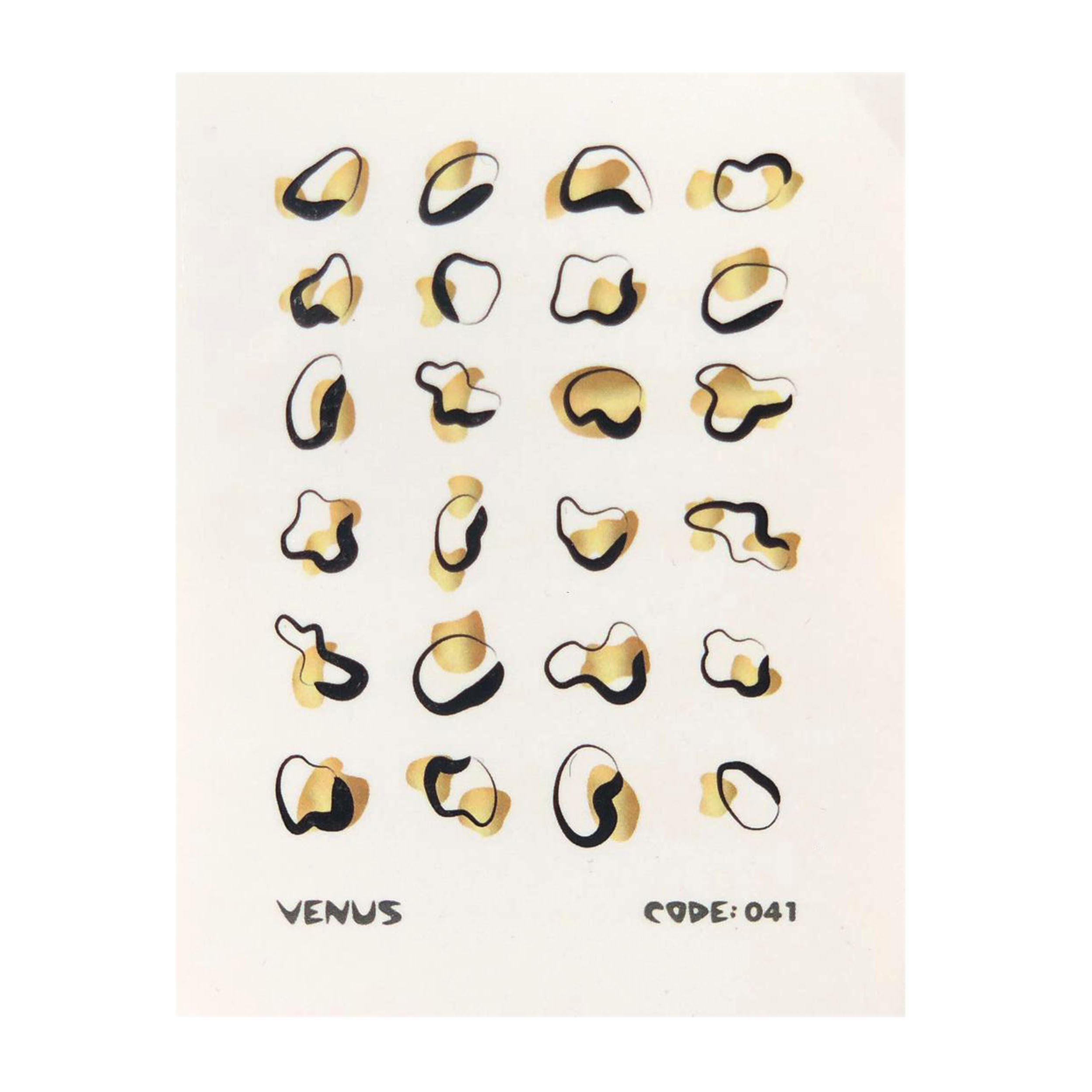 برچسب لنز ناخن مدل ونوس کد 041