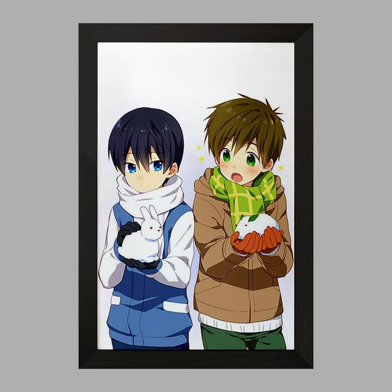 تابلو خندالو مدل ماکوتو و هاروکا انیمه فری تیل Fairy Tail  کد 15617