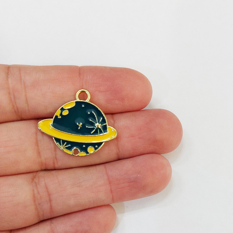 آویز گردنبند دخترانه مدل کهکشان کد 80 بسته 4 عددی