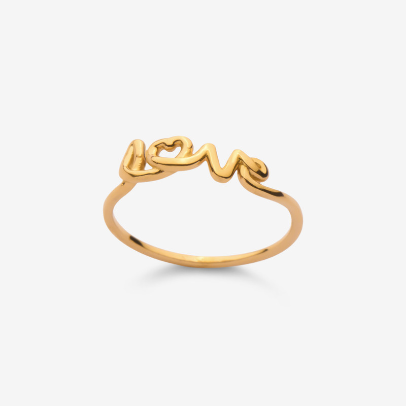 انگشتر طلا 18 عیار زنانه میو گلد مدل DG-R135 سایز 56