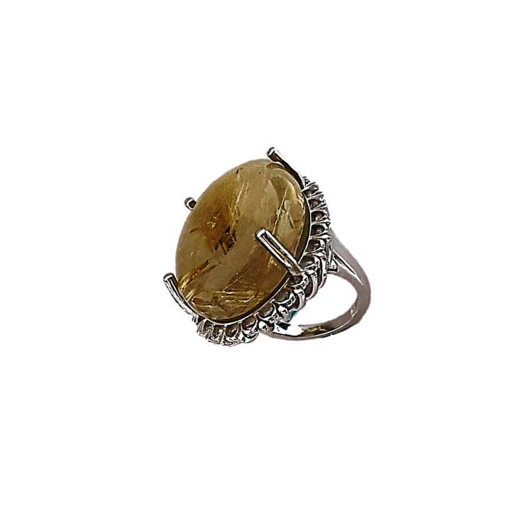 انگشتر نقره زنانه مدل در مویی کد glsr-25500