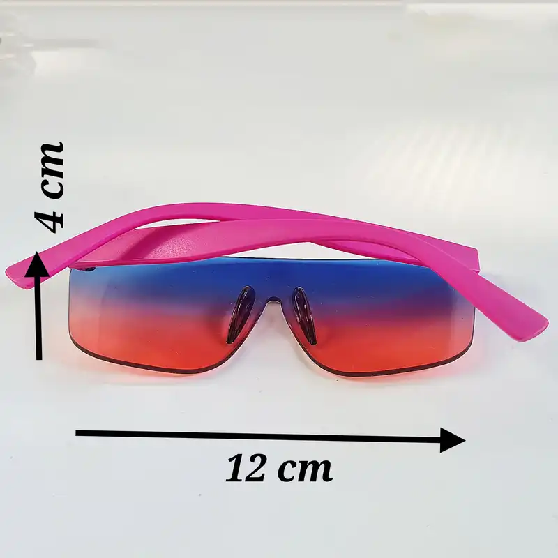 عینک آفتابی بچگانه مدل رنگین کمانی بدون فریم کد  g100