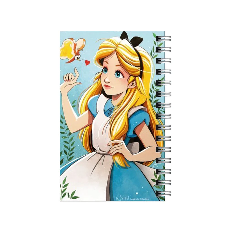 دفترچه یادداشت مدل to do list طرح آلیس در سرزمین عجایب کد 4408355