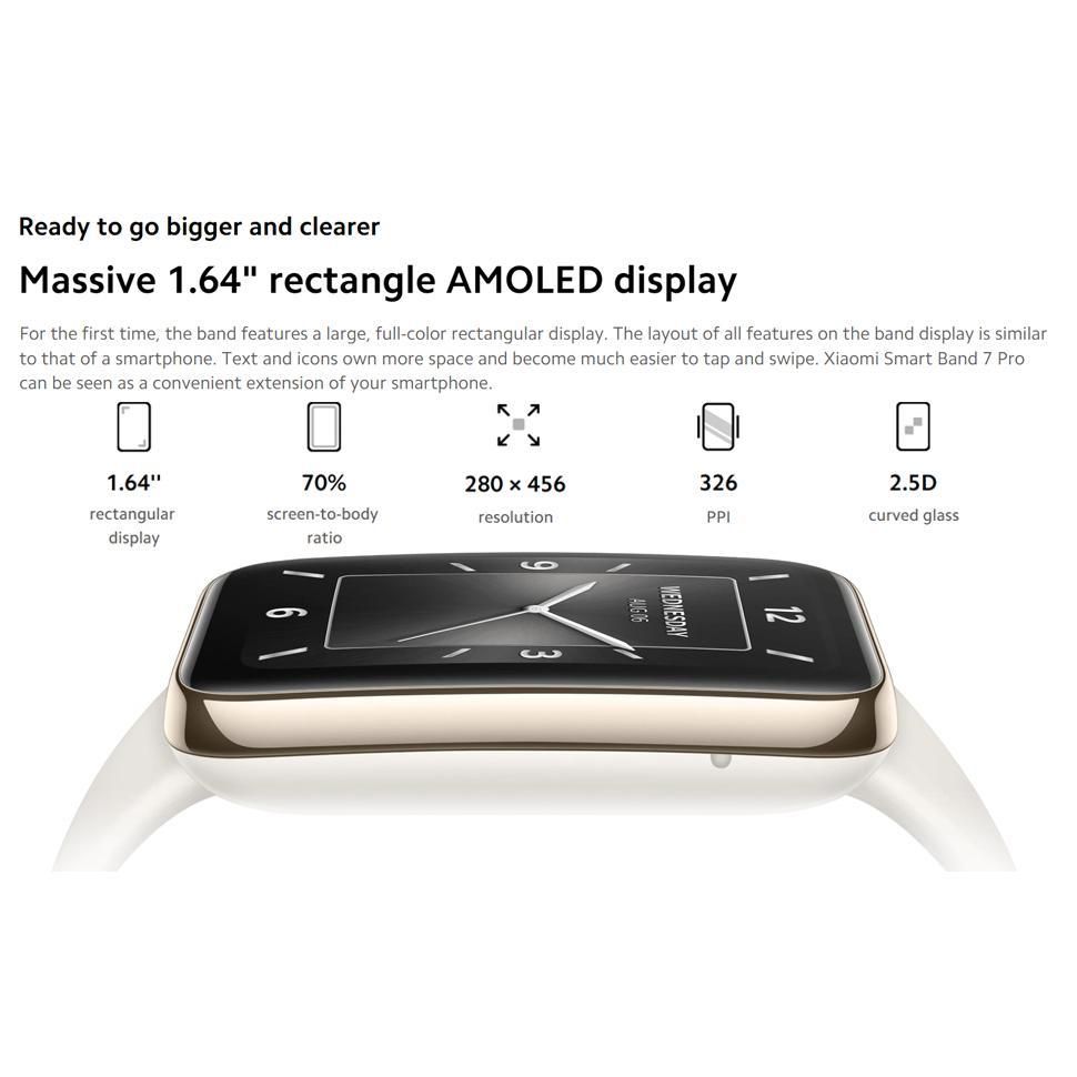 ساعت هوشمند شیائومی مدل MI BAND 7 PRO -  - 2
