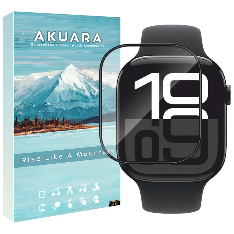 محافظ صفحه نمایش آکوآرا مدل PMMA مناسب برای اپل واچ سری 10 سایز 42mm