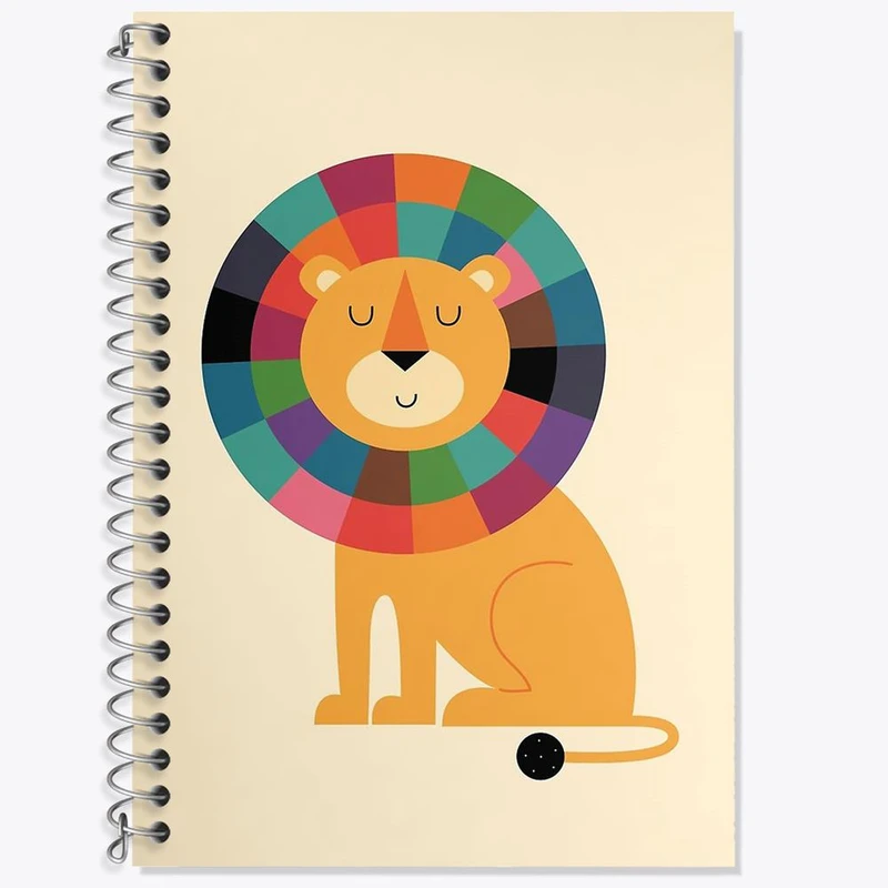 دفتر لغت 50 برگ خندالو مدل شیر کد 5066