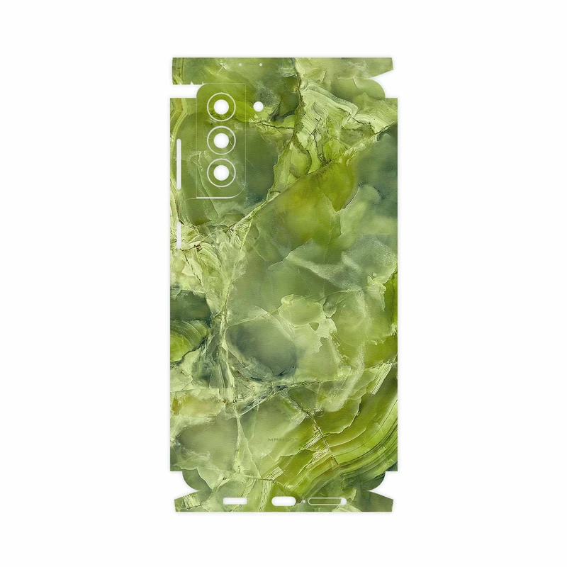 برچسب پوششی ماهوت مدل Green Crystal Marble-FullSkin مناسب برای گوشی موبایل سامسونگ Galaxy S21 Plus 5G