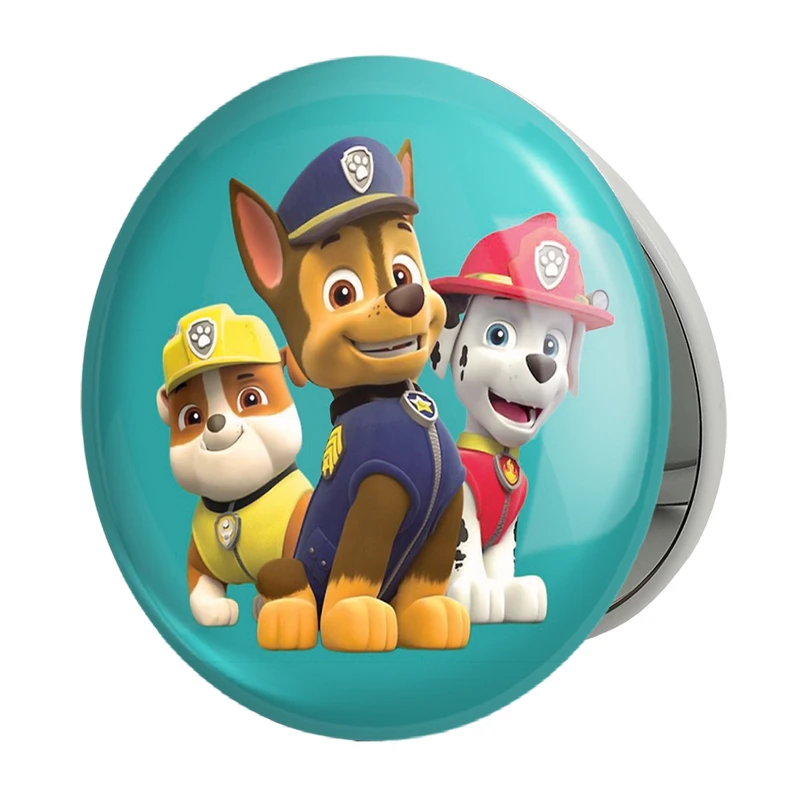 آینه جیبی خندالو طرح سگ های نگهبان Paw Patrol مدل تاشو کد 3124 