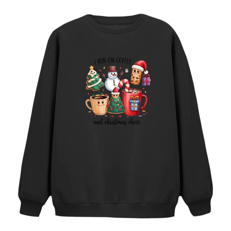 سویشرت زنانه مدل کریسمسی کد 12