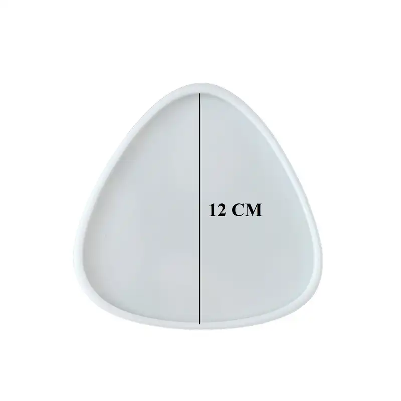 قالب رزین مدل زیرلیوانی طرح مثلث کد ZPO1