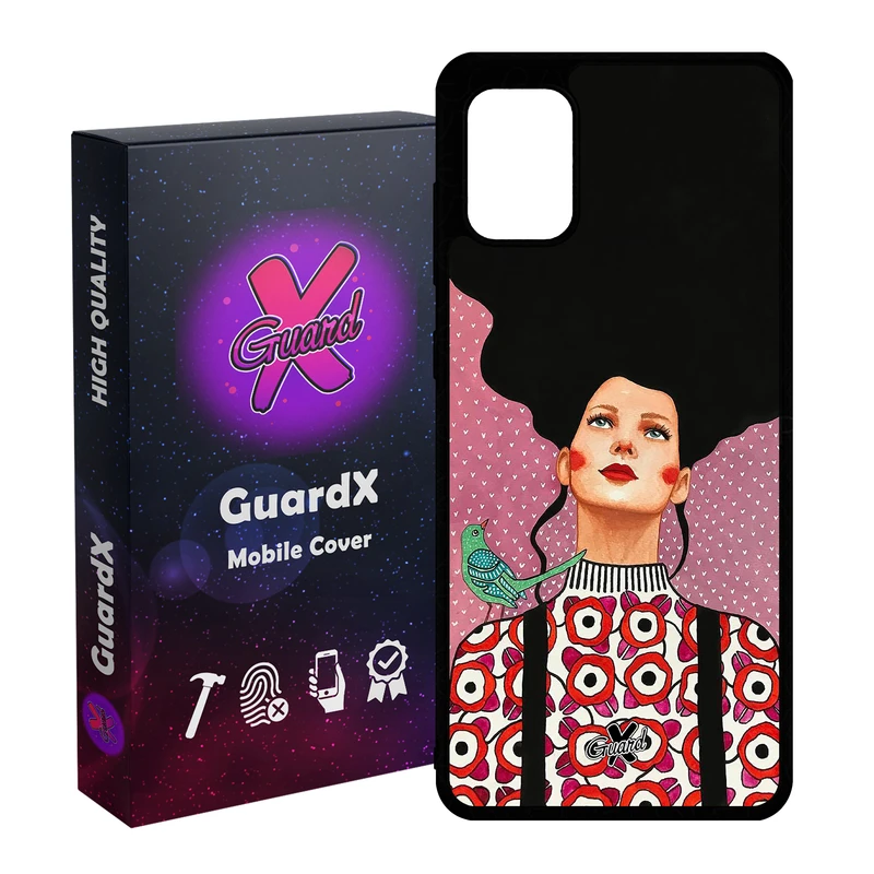 کاور گارد ایکس طرح دختر مدل Glass10139 مناسب برای گوشی موبایل سامسونگ Galaxy A51