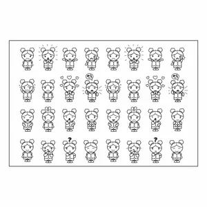   برچسب لنز ناخن مدل L2029