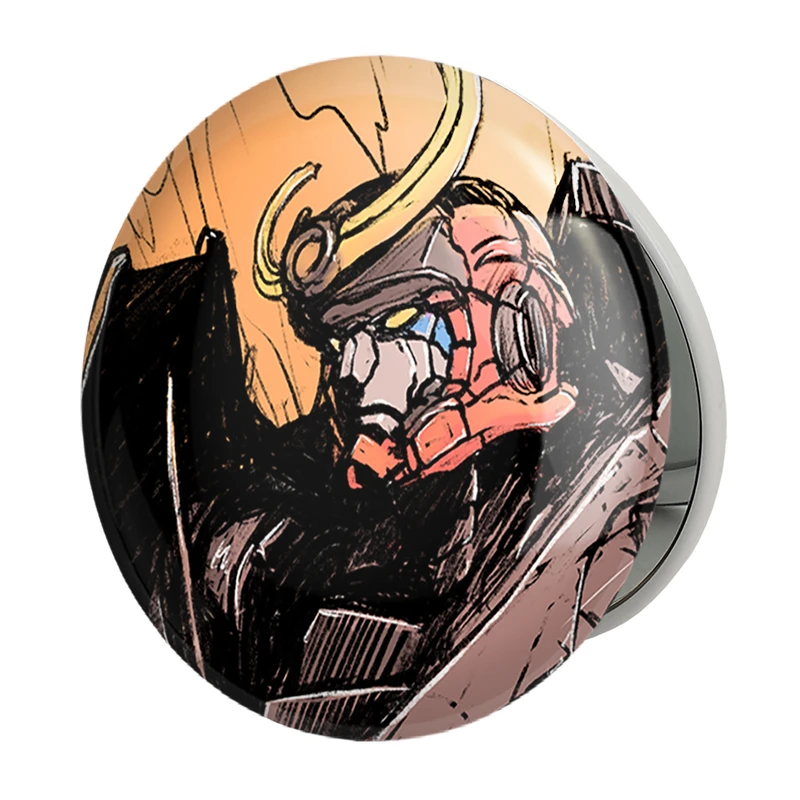 آینه جیبی خندالو طرح انیمه گورن لاگان مدل تاشو کد 32284