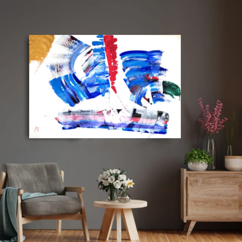 تابلو نقاشی رنگ روغن به سبک اکسپرسیونیسم کد 001