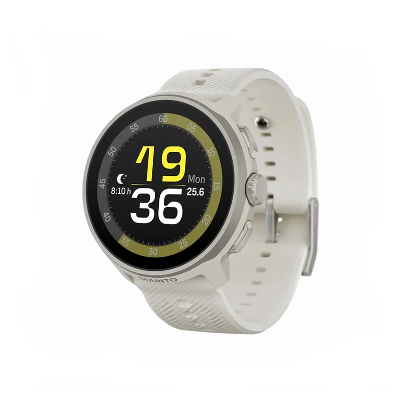 ساعت هوشمند 46 میلی متری سونتو مدل Suunto Run Frost Gray کد SS051273000 با بند سیلیکونی