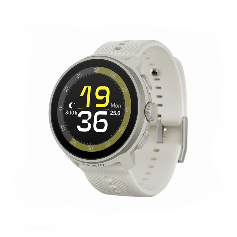 ساعت هوشمند 46 میلی متری سونتو مدل Suunto Run Frost Gray کد SS051273000 با بند سیلیکونی