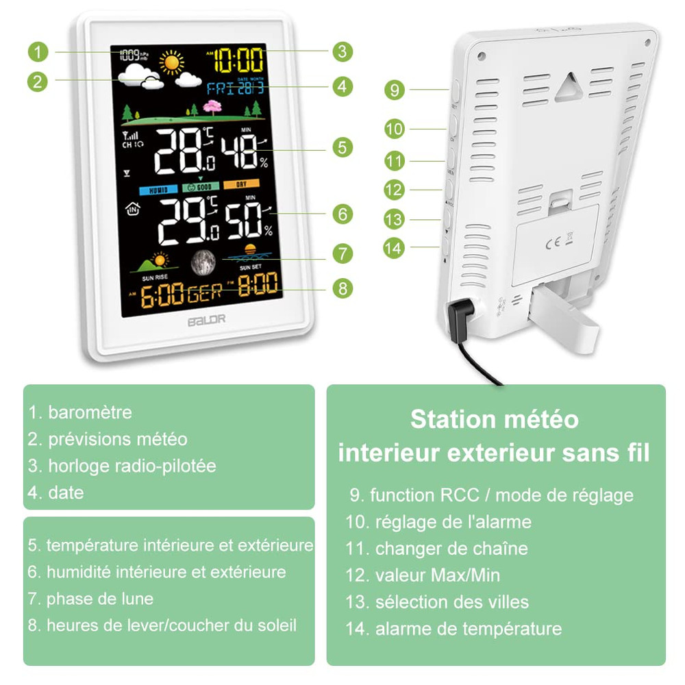 دماسنج محیطی بالدر مدل KS-360v2