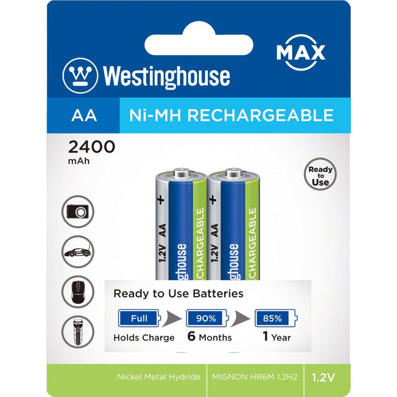نقد و بررسی باتری قابل شارژ قلمی وستینگ هاوس مدل Ni-MH Rechargeable بسته ی 2 عددی توسط خریداران