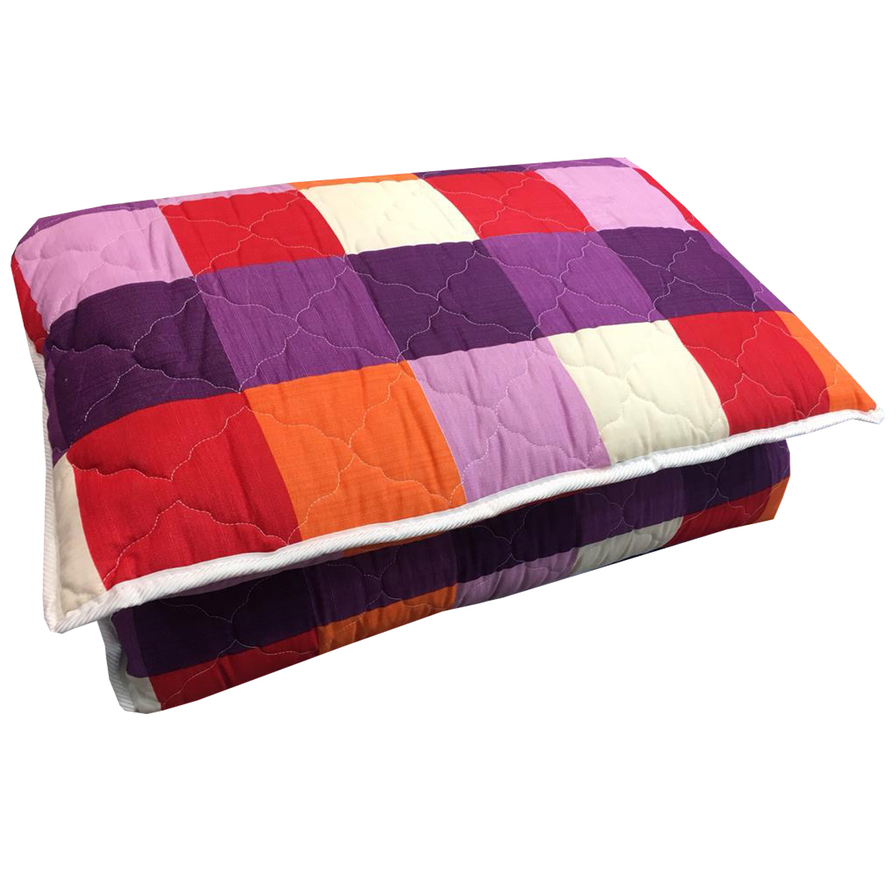 تشک طرح تایل مدل Colorful یک نفره