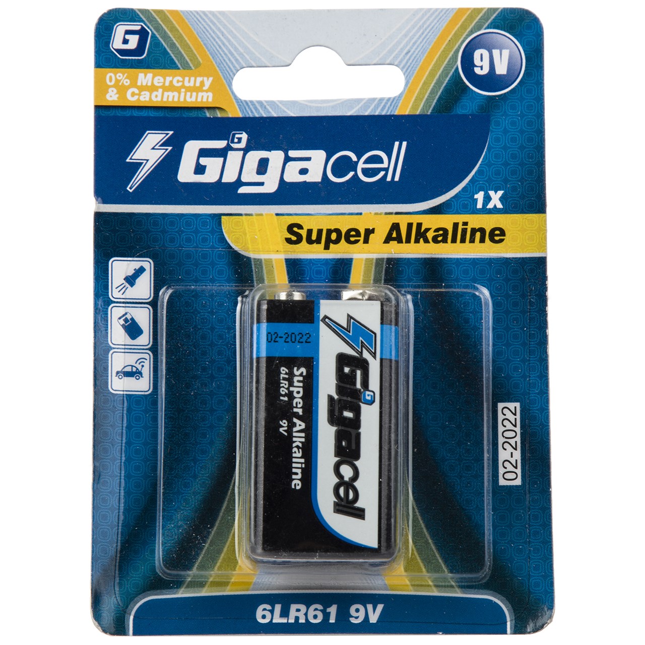 باتری کتابی گیگاسل مدل Super Alkaline بسته یک عددی